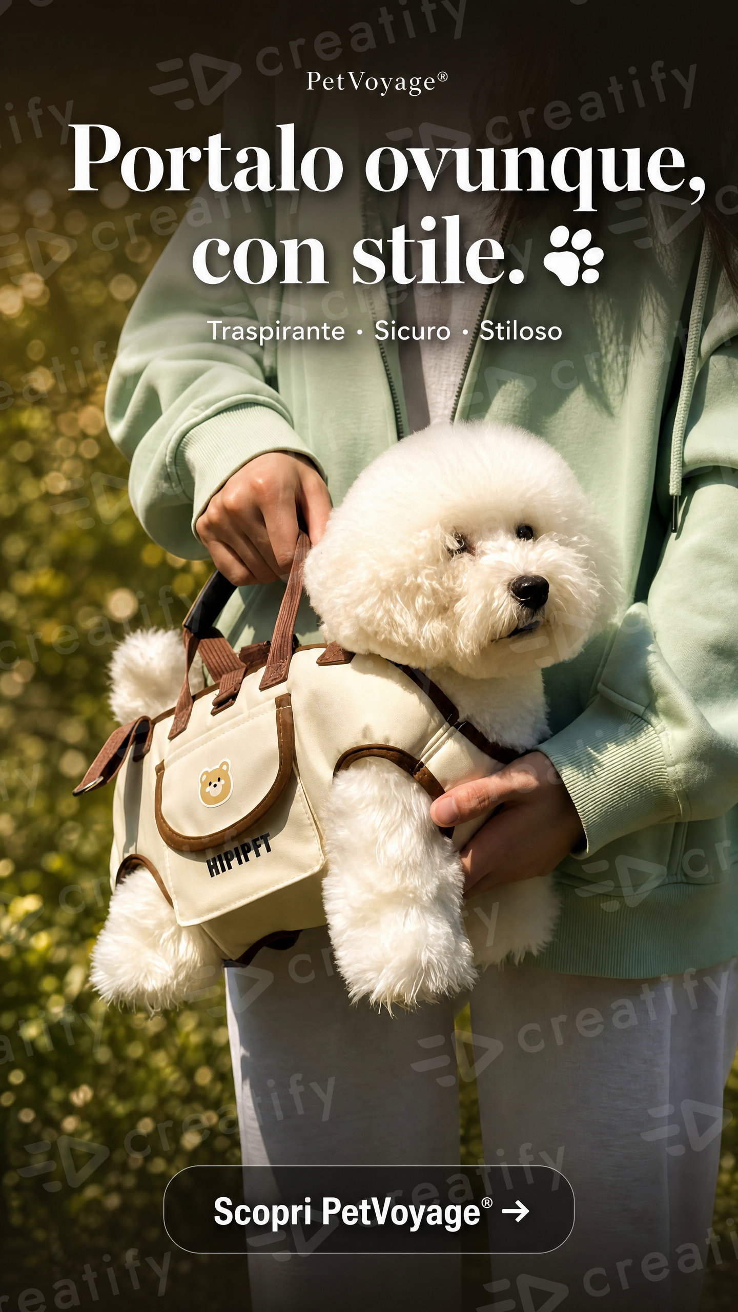 PetVoyage® – Trasportino Traspirante per Animali Domestici
